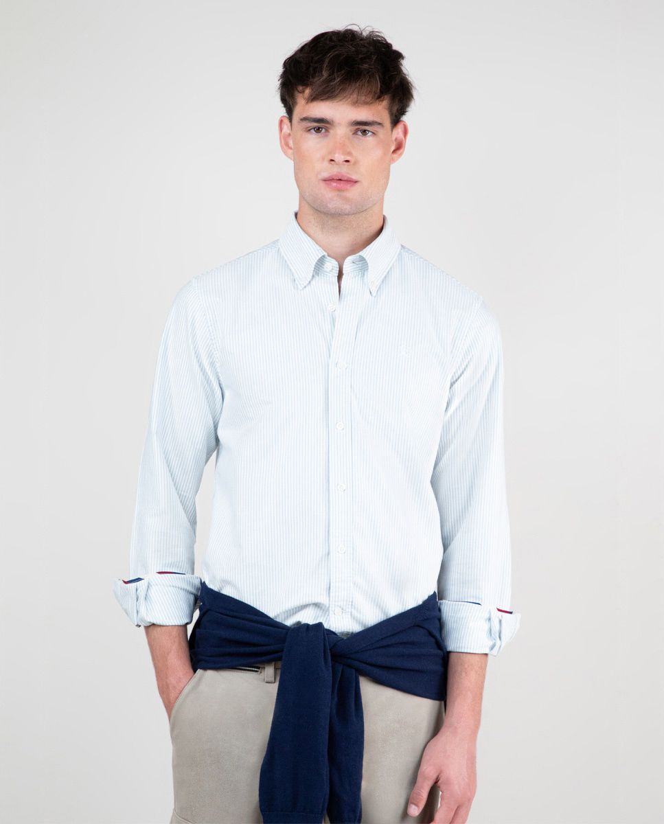 El Ganso Chemise Oxford Yale Vert