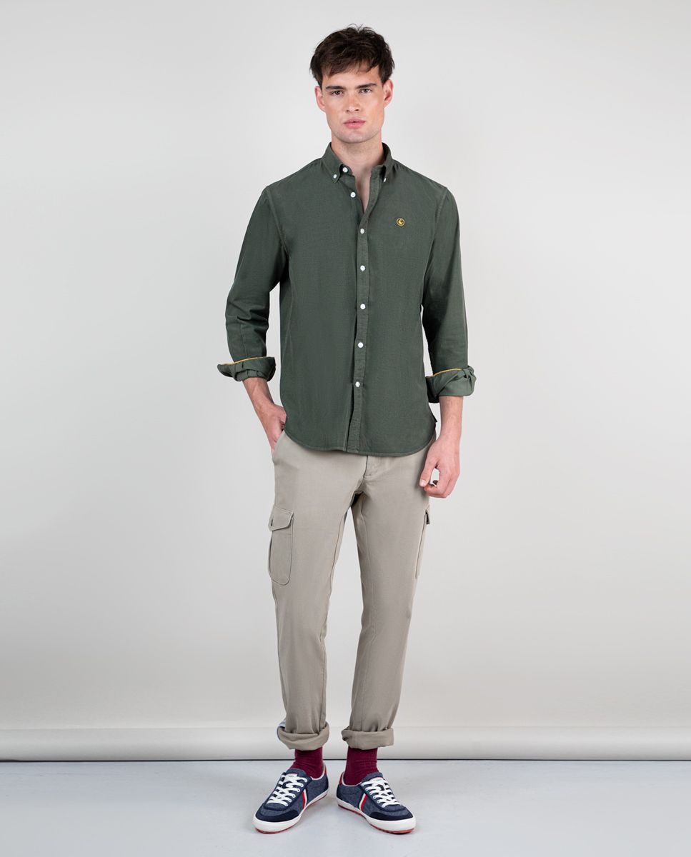 Khaki Corduroy Shirt