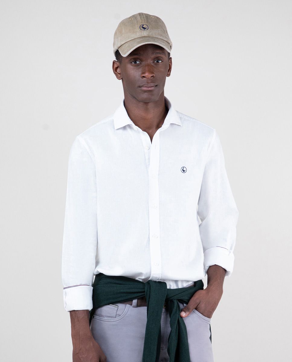 Camisas de lino para hombre on sale