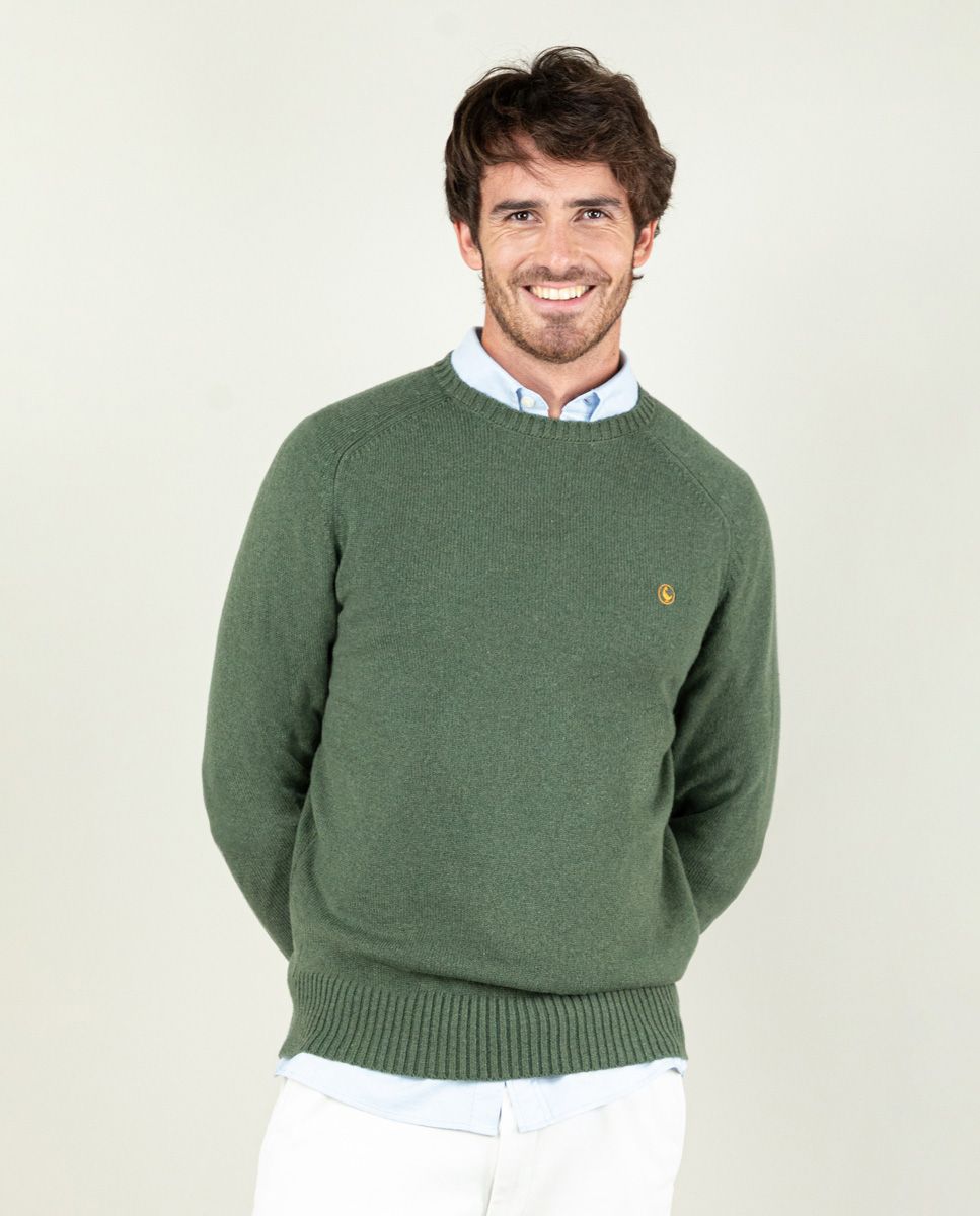 Green Merino Jumper