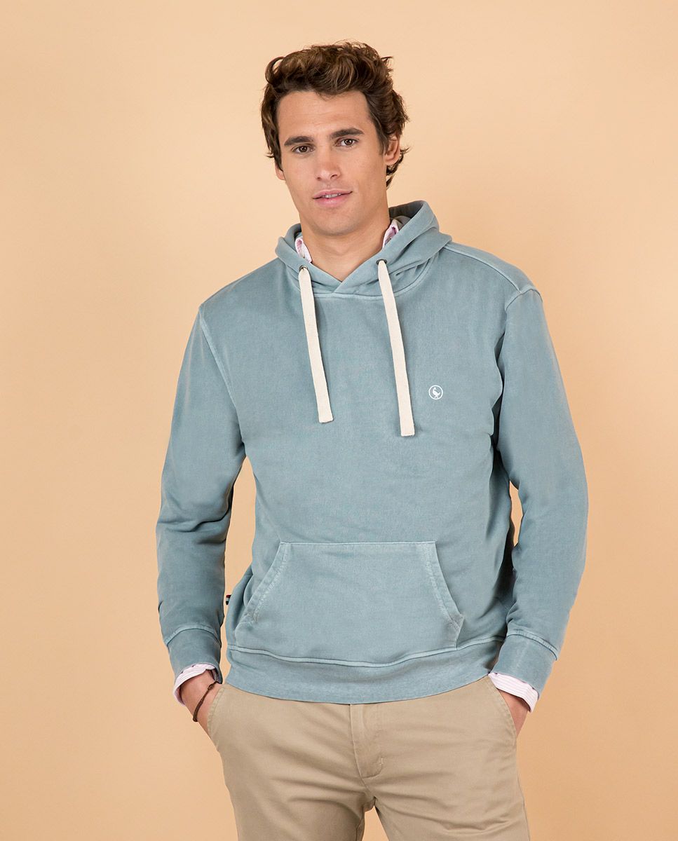 Sudadera capucha 2025 verde