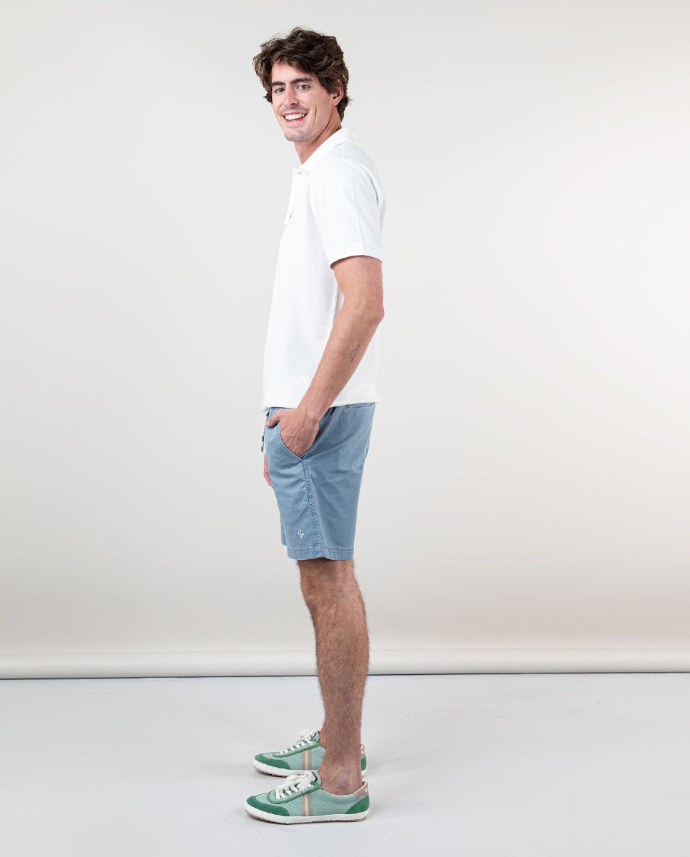 El Ganso® | Polo Piqué Garment Dyed Azul Interseason