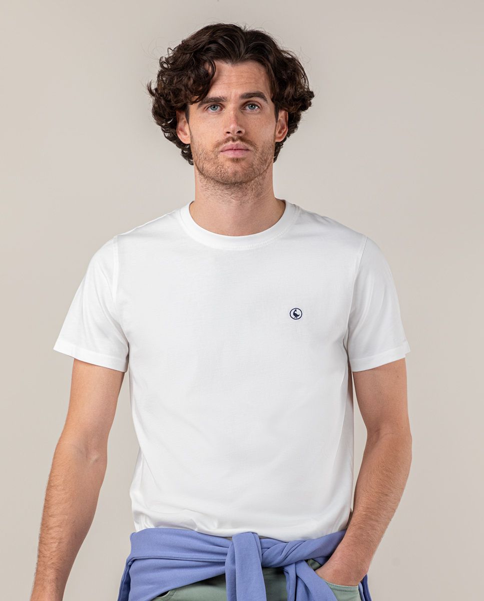 Camiseta Garment Dyed Blanca