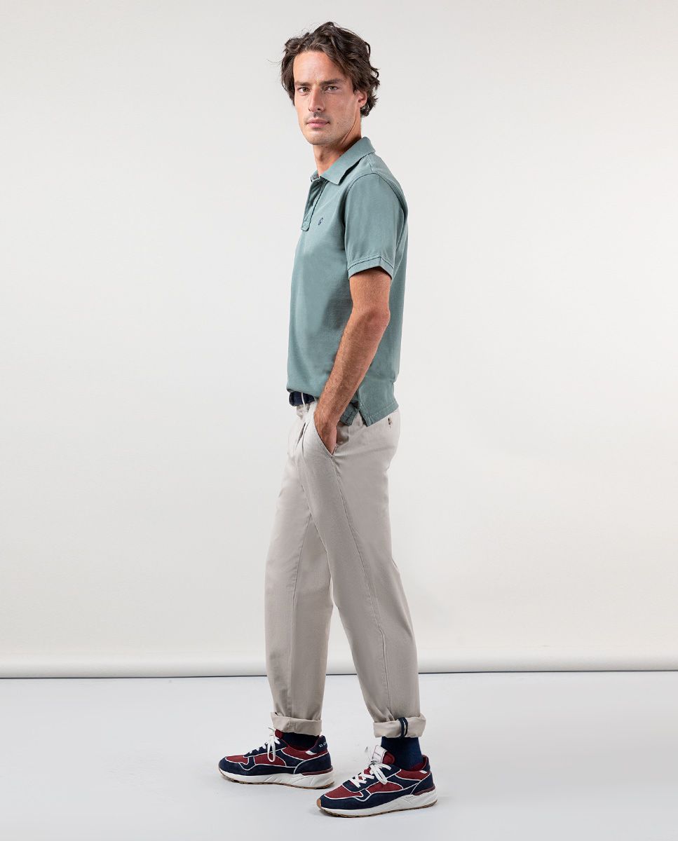 Polo cheap pique verde