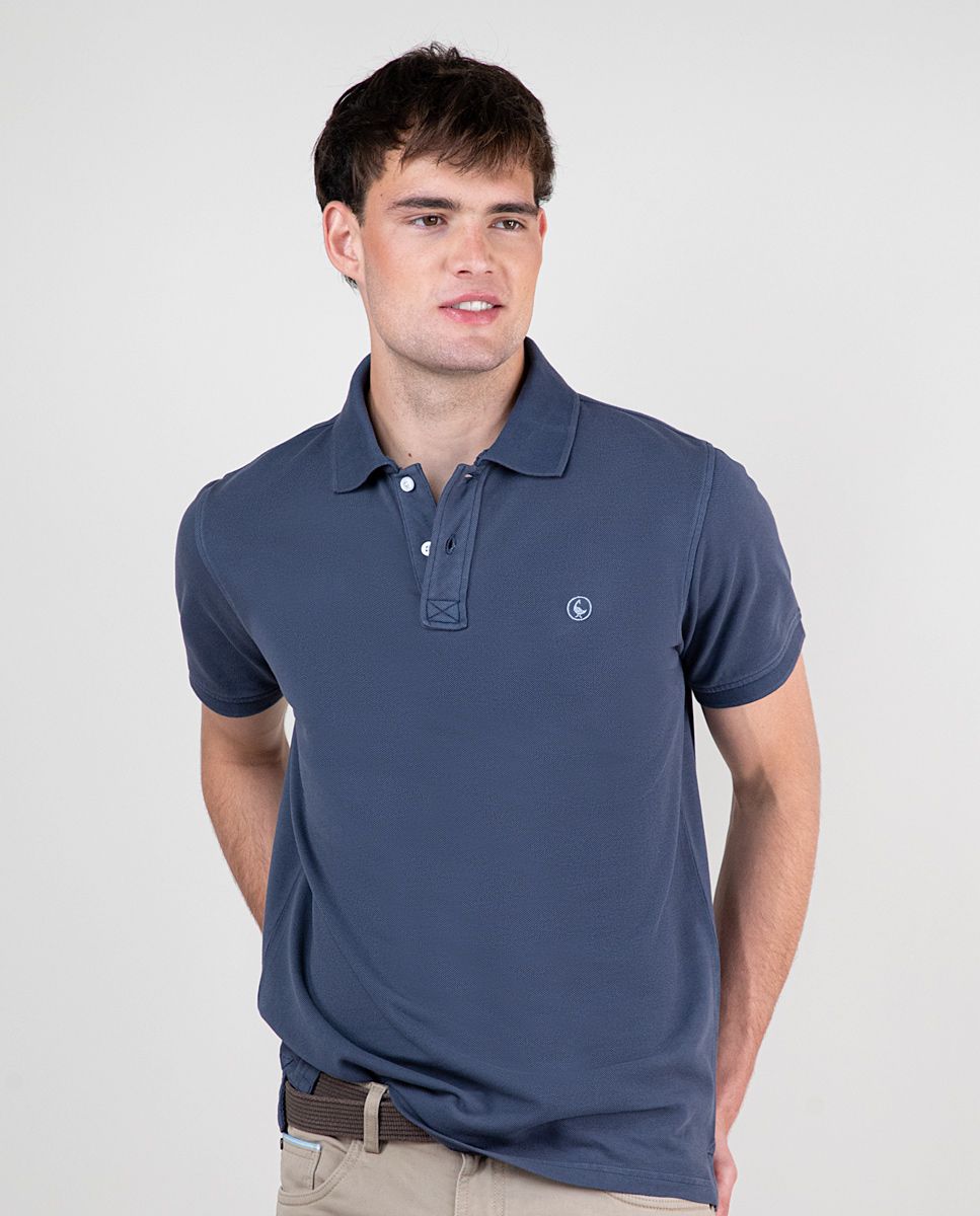 Polo Pique Garment Dyed Marino Interseason