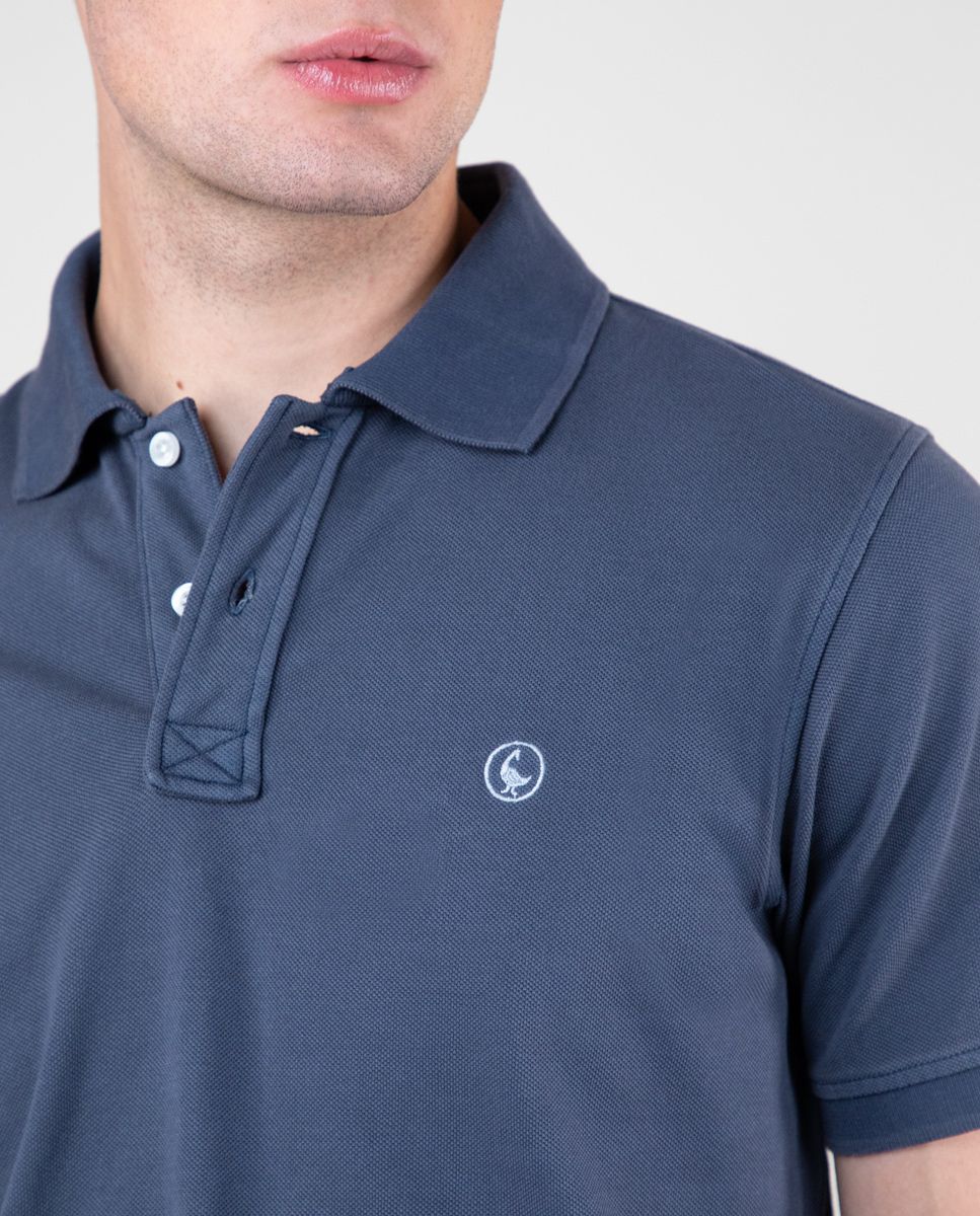 El Ganso® | White Garment Dyed Piqué Interseason Polo