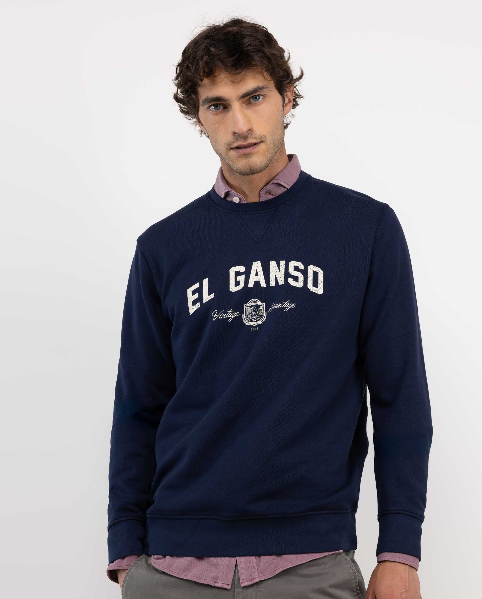 El Ganso® Sudadera Universitaria Marino