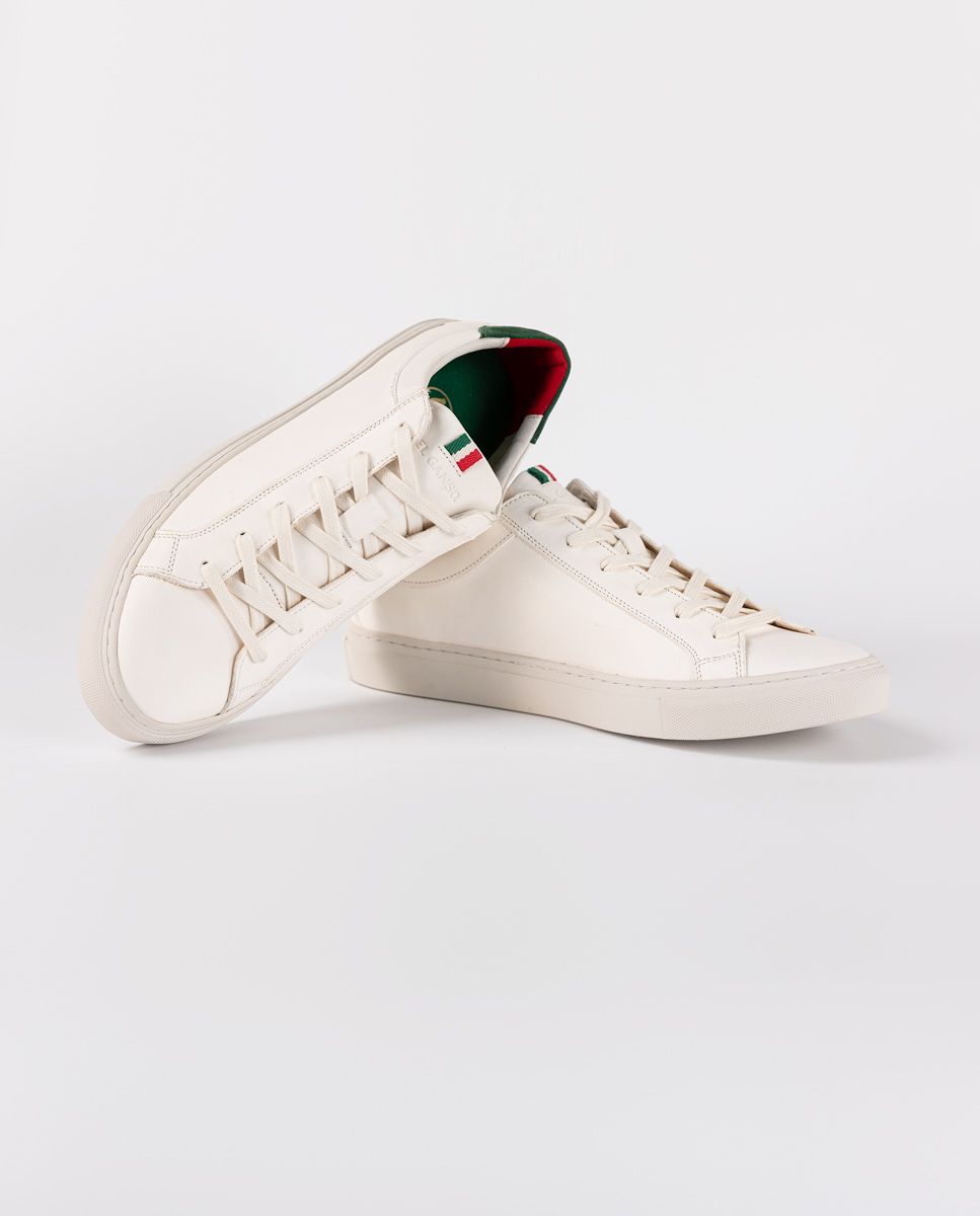 White Leather Sneakers