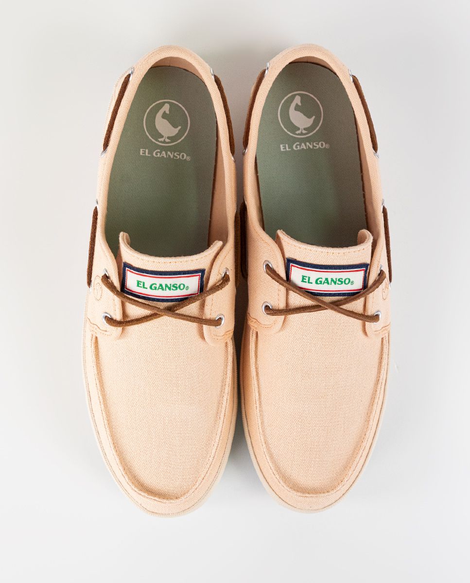 Canvas Boat Shoe Laces El Ganso® Orange Canvas Boat Sneakers