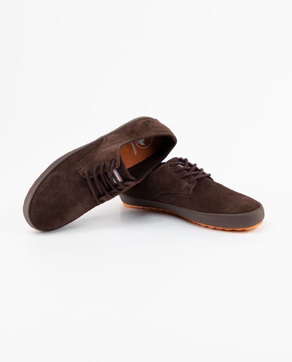 Chocolate suede shoes shop