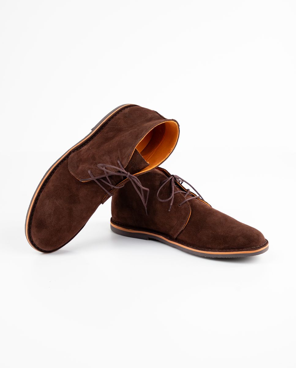 El Ganso Chocolate Suede Desert Boots