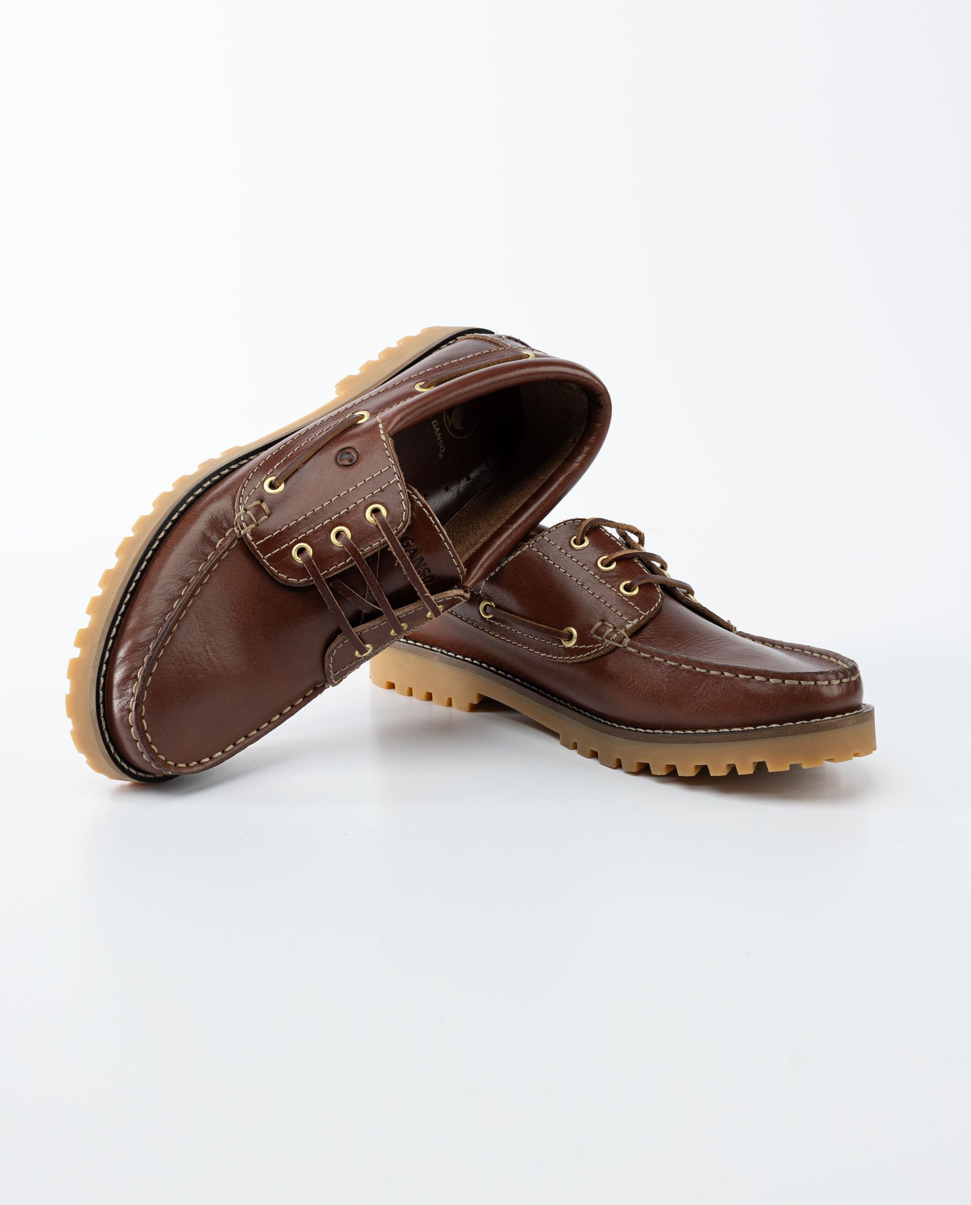 Camper Nautico Shoes Brown Leather Boat Shoes