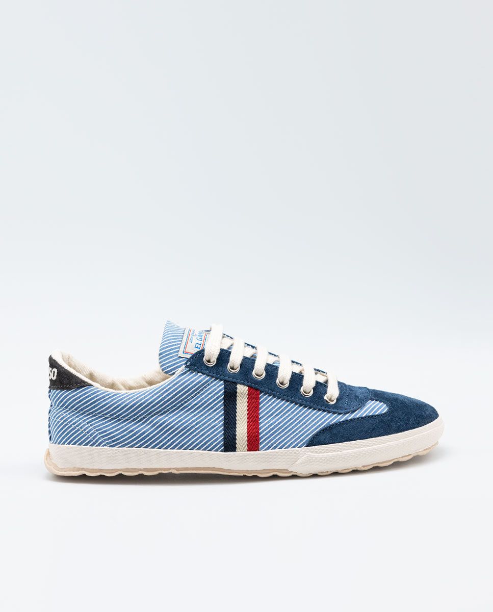 El Ganso  Sneakers Match Washed Washed Canvas Gum Azul para hombre – The  Style Rack