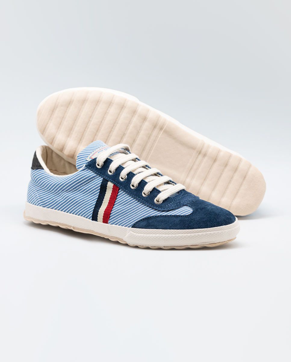 Striped Match Sneakers W Band