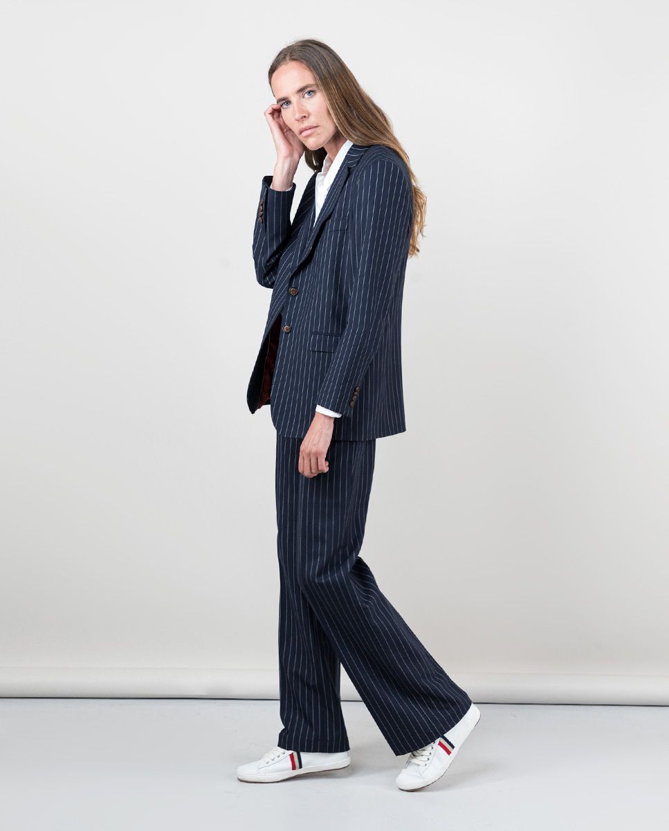 El Ganso Navy Pinstripe Jacket Separate