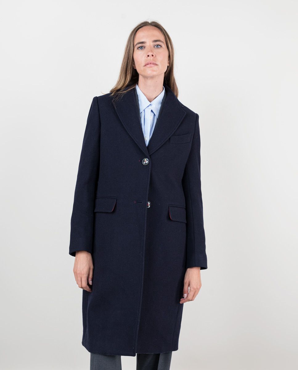 El Ganso Navy Tailored Coat