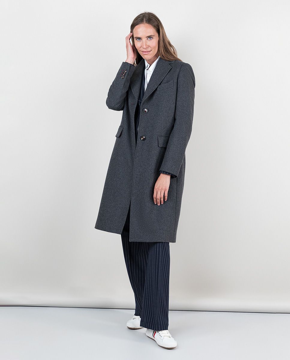 Marengo Grey Tailored Coat