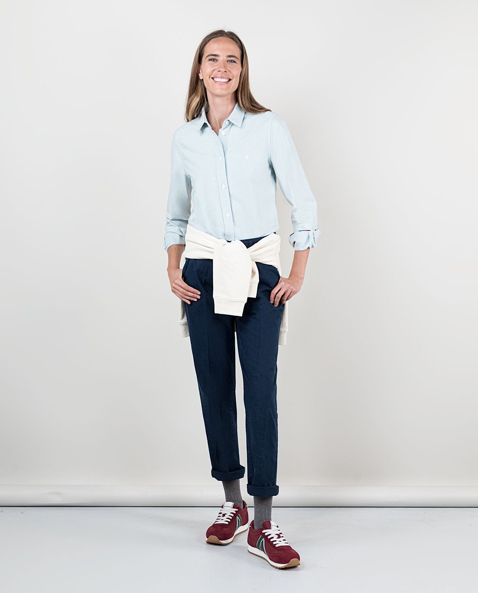 Camisa Oxford Verde