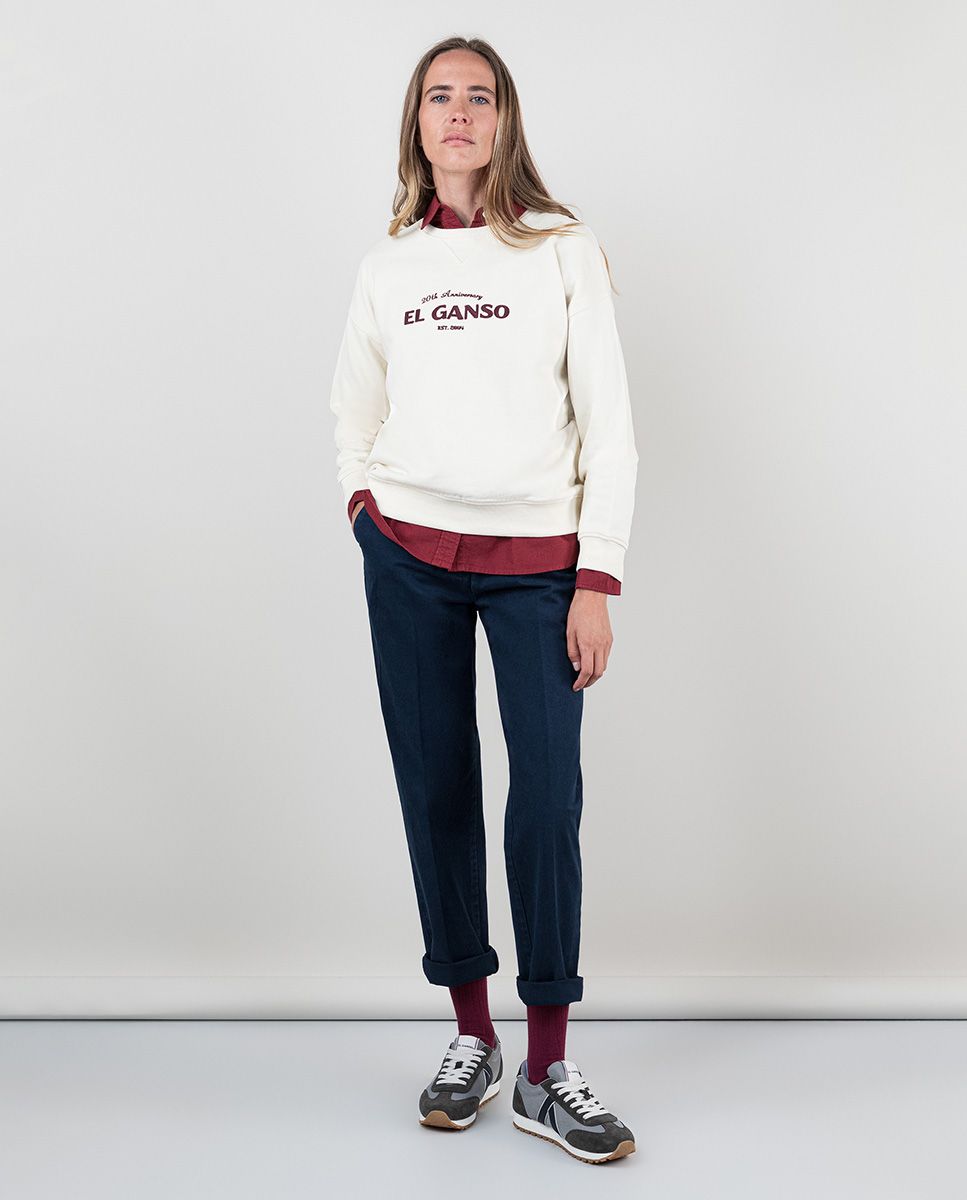 Plain cream sweatshirt online