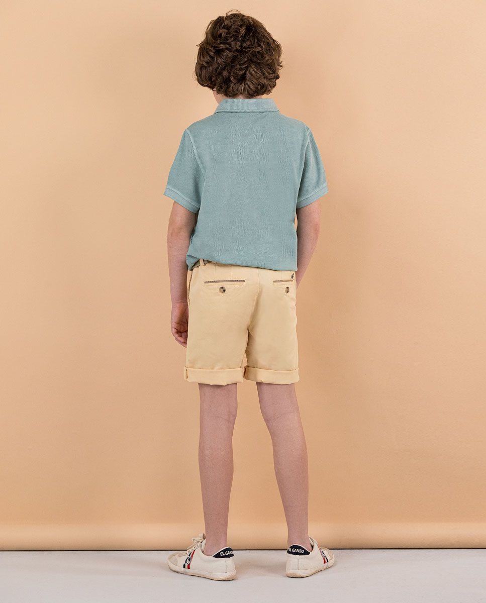 Bermudas amarillas best sale