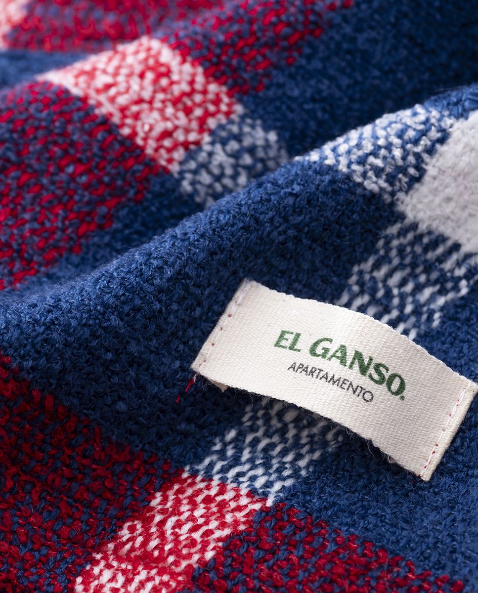 El Ganso® Tartan Woven Blanket W Logo 140x190 cm