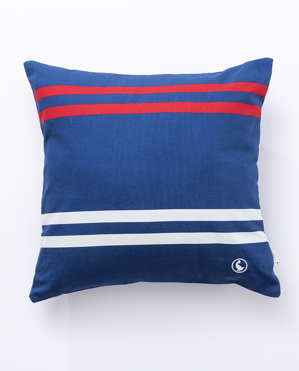 SMALSTÄKRA Housse De Coussin, Beige/bleu/rayé, 40x65 Cm - Suisse