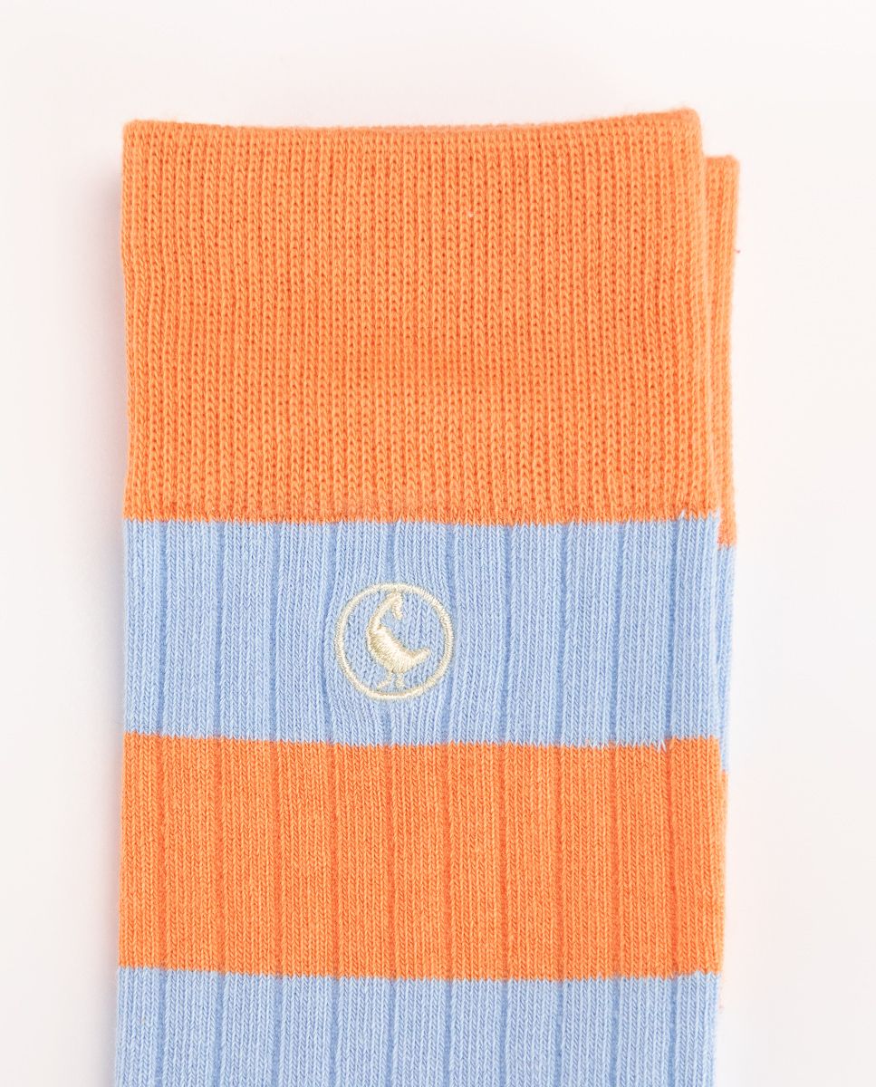 MONARCH Bi-Pack Calcetin Algodón Mariposa Morado