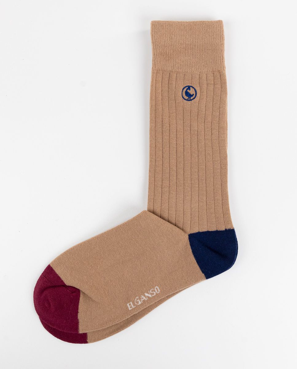 Chaussette cotelée clearance