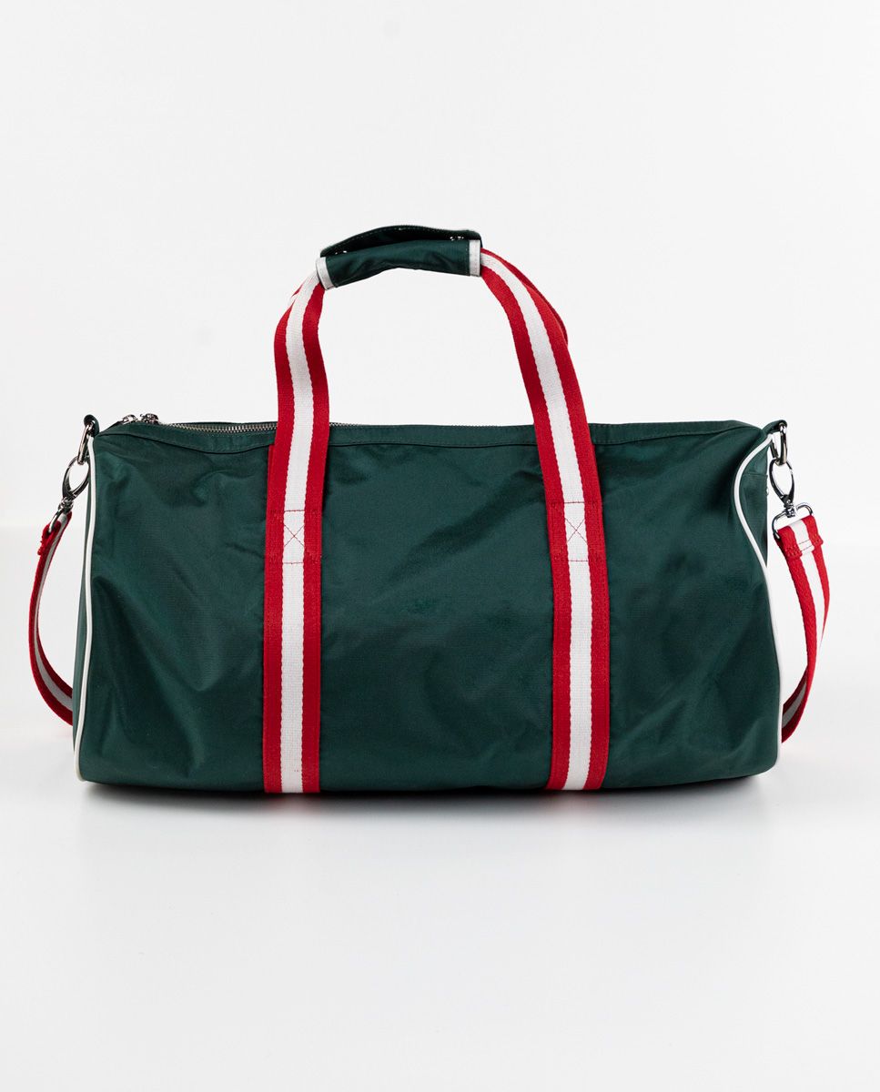 Green Nylon Sports Bag