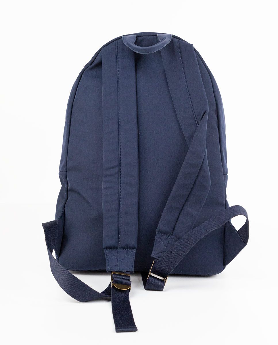 Navy nylon backpack discount