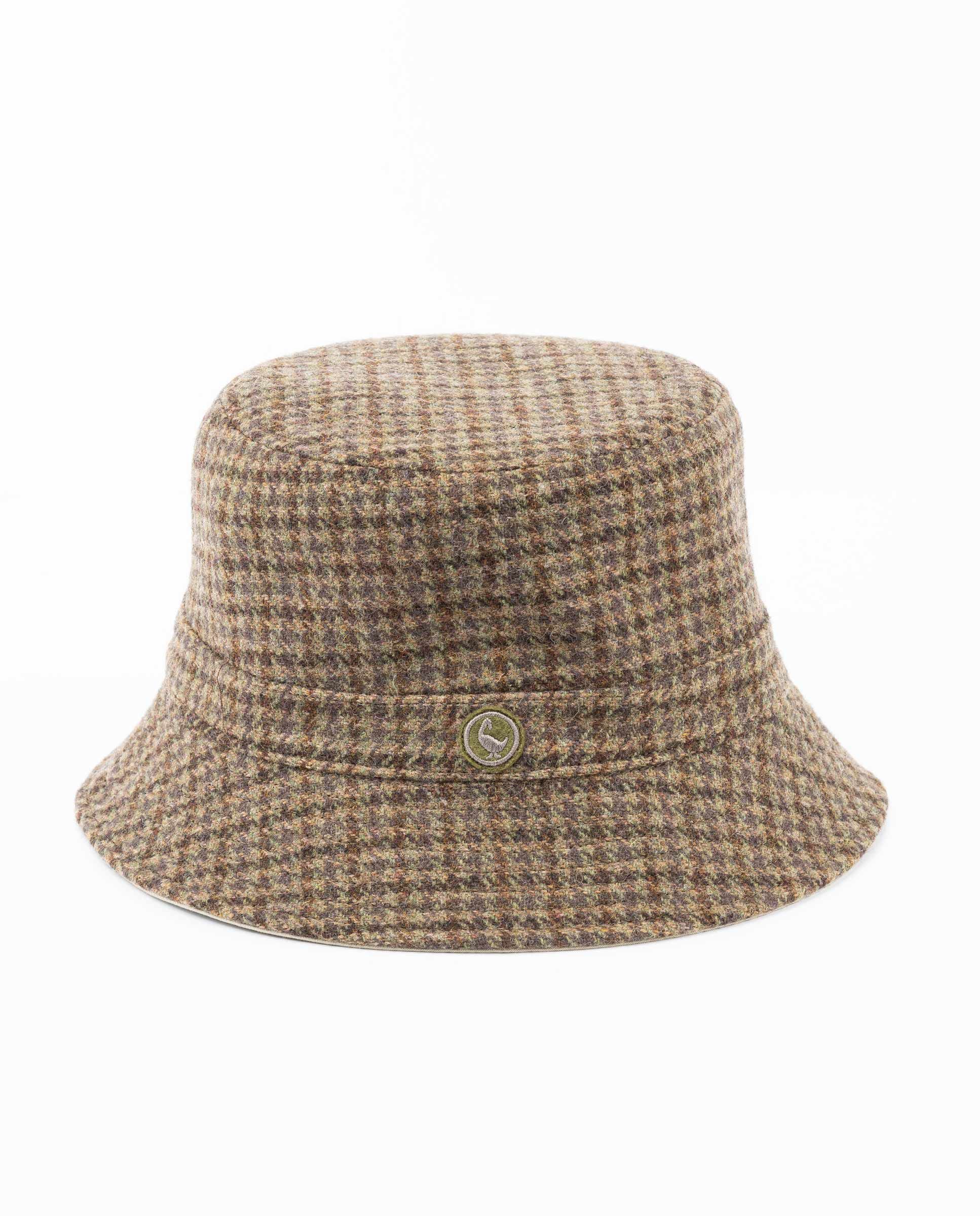 Reversible Brown Bucket Hat