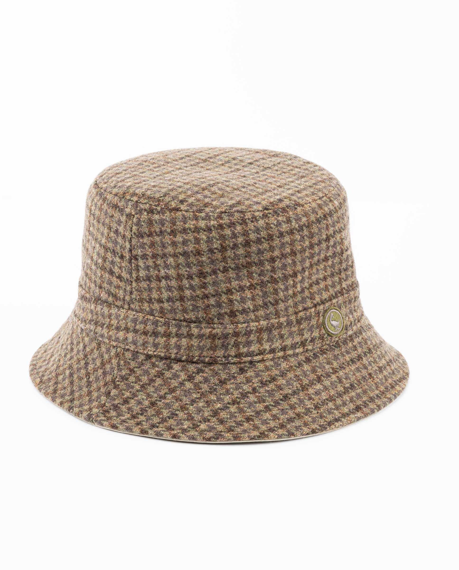 Reversible Brown Bucket Hat