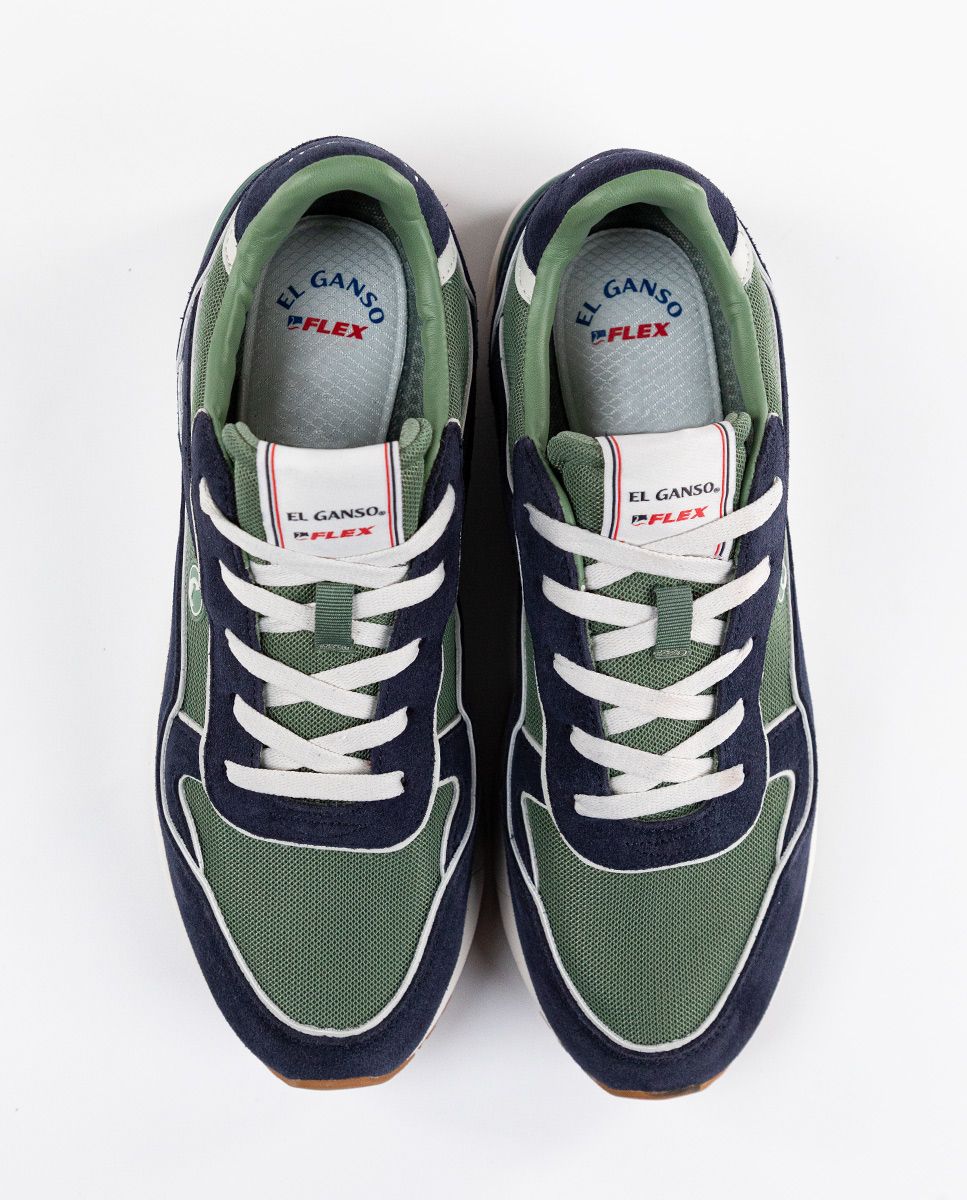 El Ganso Zapatillas Zapatilla El Ganso Flex Verde Naranja