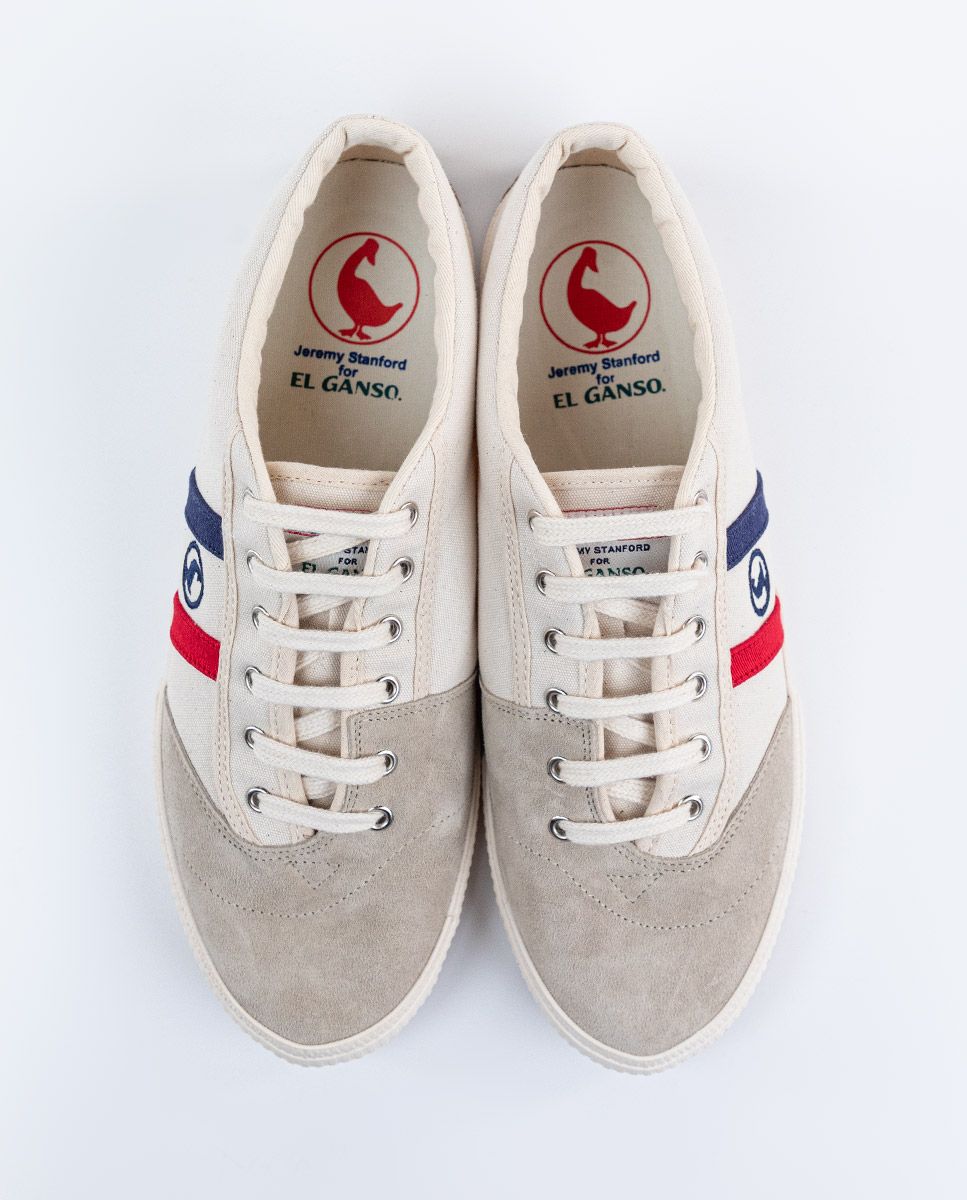 El Ganso Hombre Zapatillas El Gansou00ae Green Canvas Handball