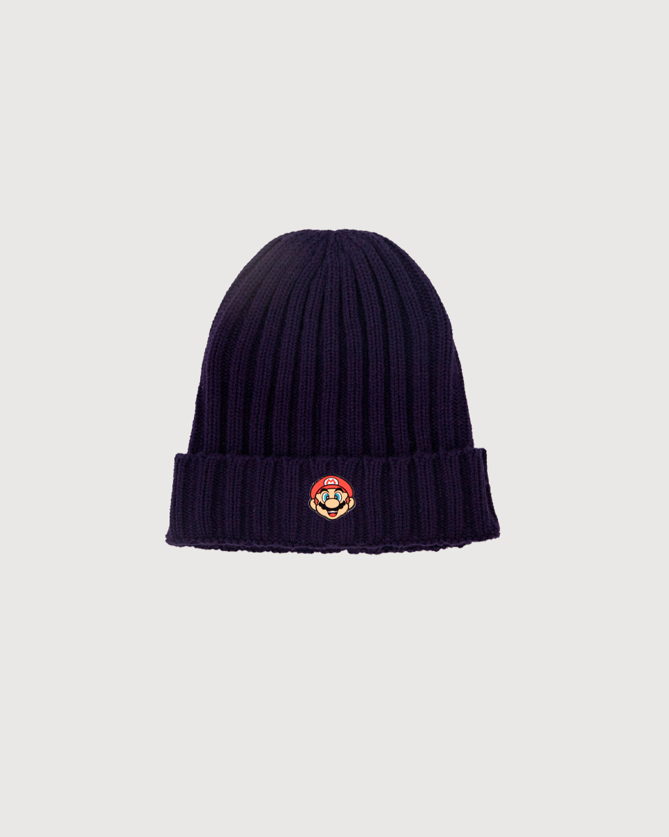 Chapéu Super Mario azul escuro