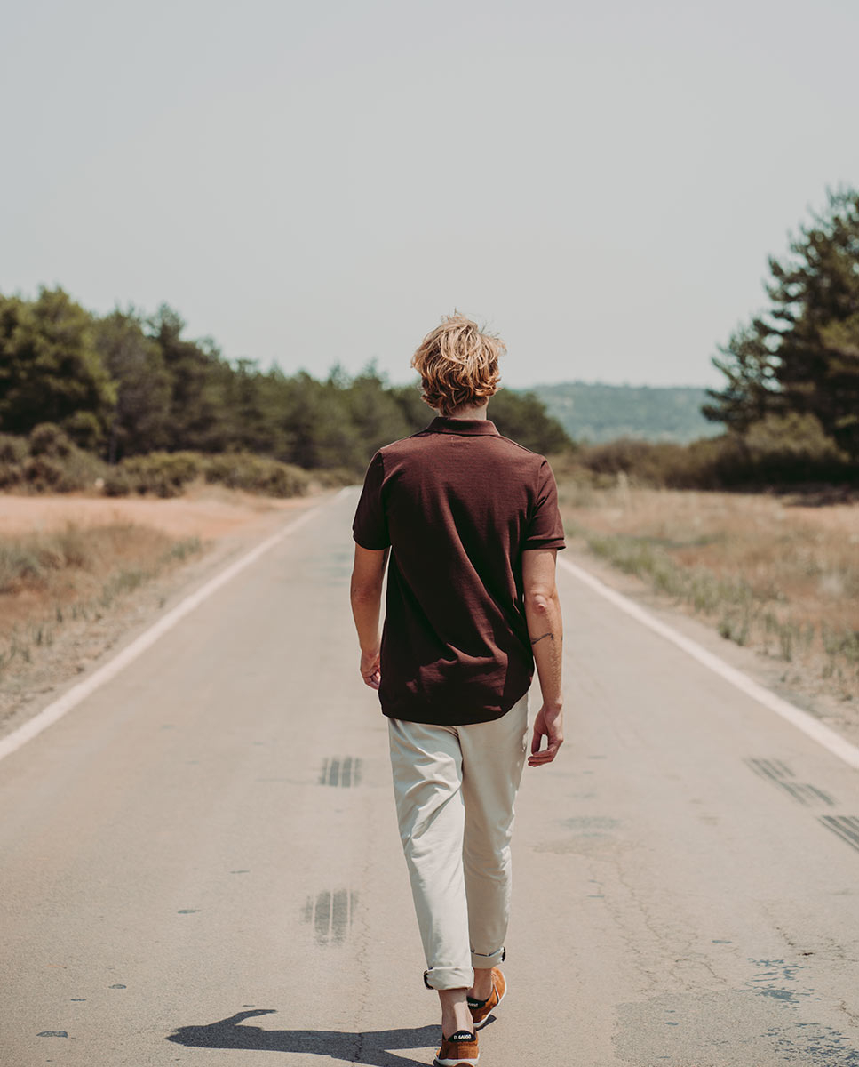 Polo Reciclado Café GRS